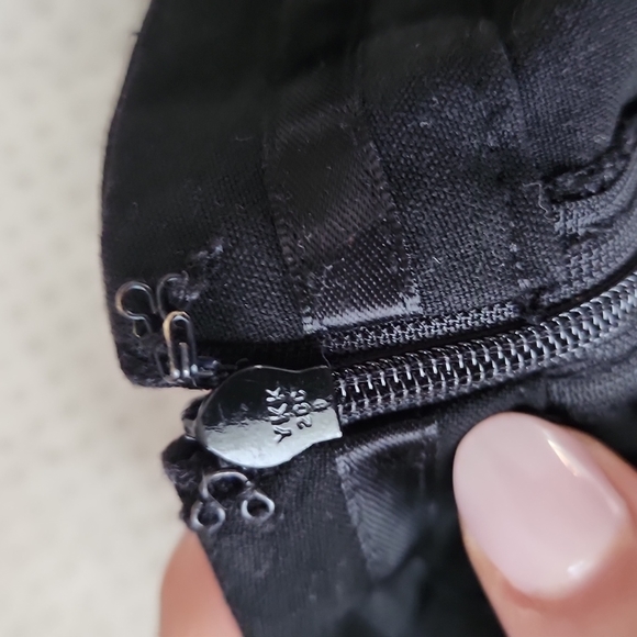 Wide Leg Dressy Black Pants - Picture 5 of 5